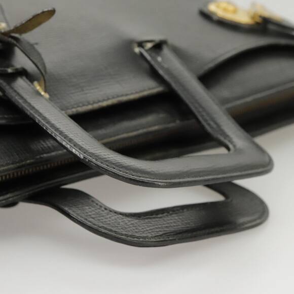 Burberry Business Bag Leather Black Gold - Picture 8 of 16